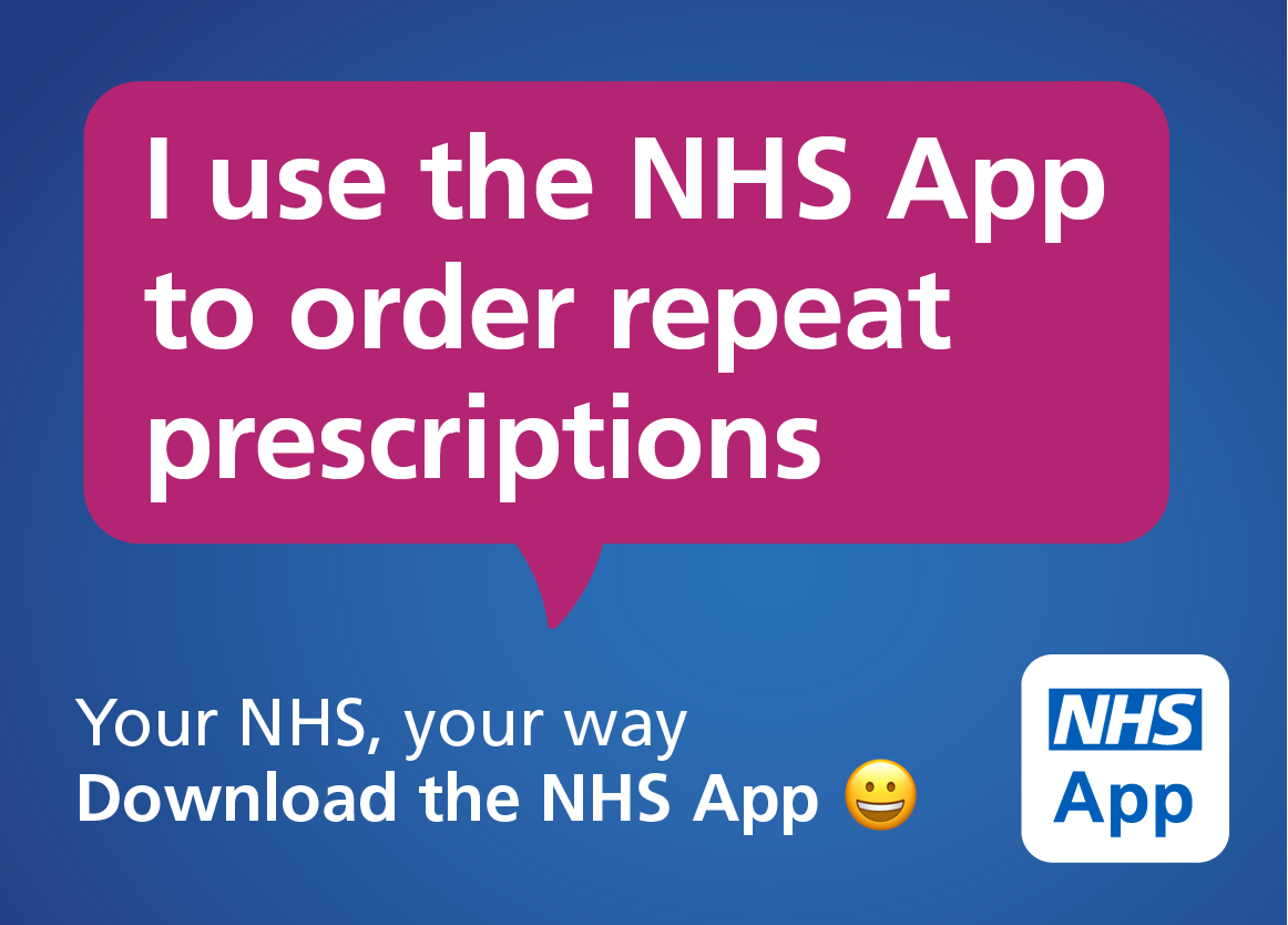 Use the NHS App to order prescriptions, manage appointments, view your medical record and access test results.